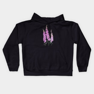 Foxglove.  Digitalis purpurea Kids Hoodie